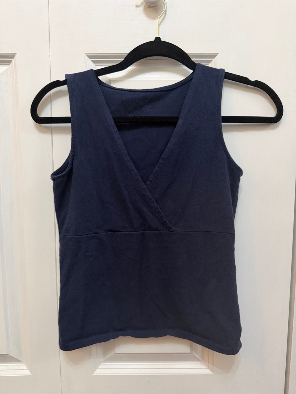Brandy Melville V Neck Tank Navy